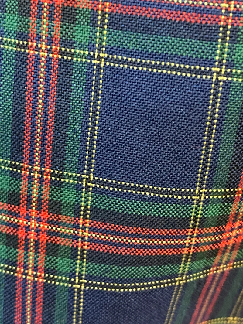 Vintage Herren Karohose 80er Jahre Gr. 50 – Tartan Muster