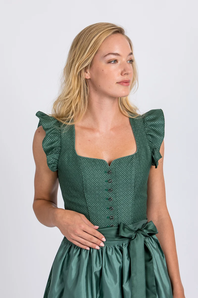 Wenger Dirndl Carolina flaschengrün