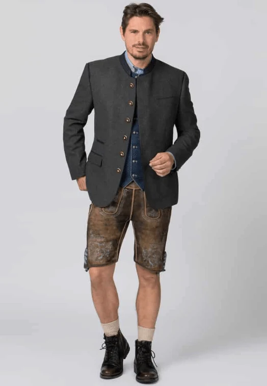 Trachtenjacke Titus in grau
