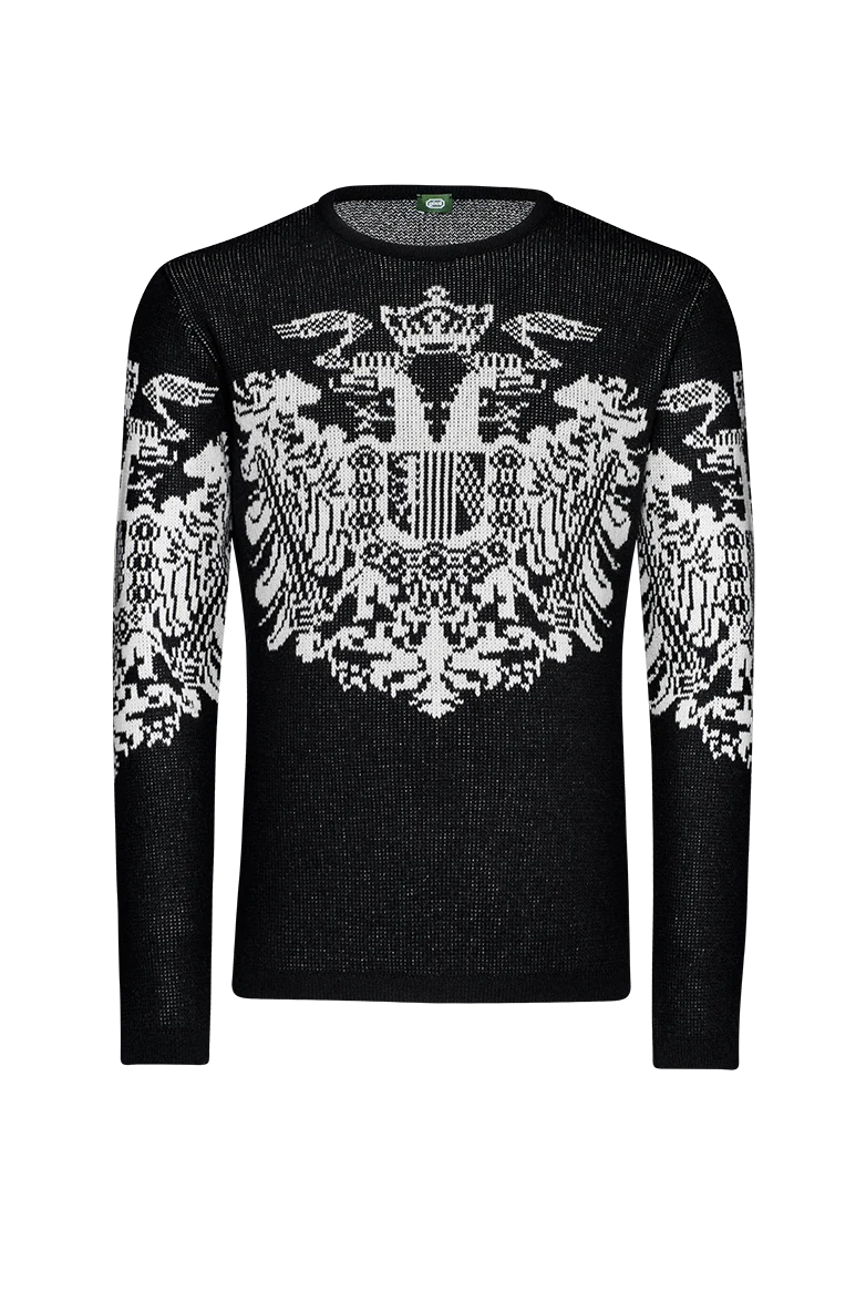 Strickpullover mit Doppeladler