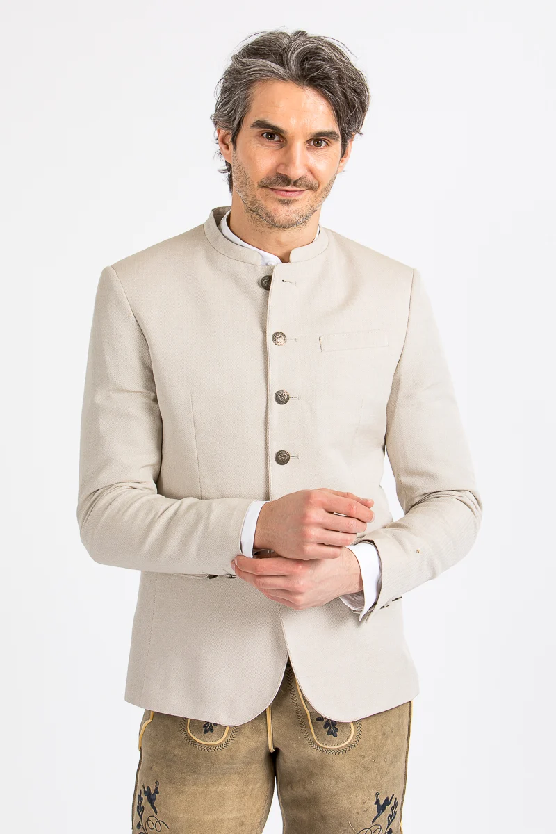 Alpenherz Trachtenjanker Julian beige
