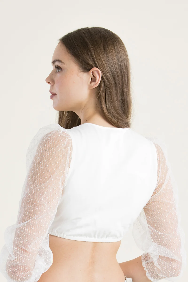 Gottseidank Dirndlbluse Nela Spitze