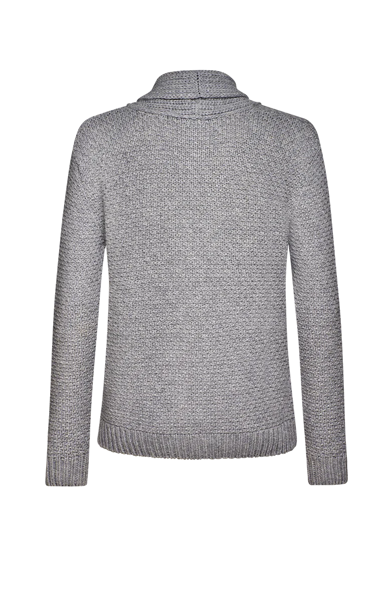 Strickjacke mit Schalkragen