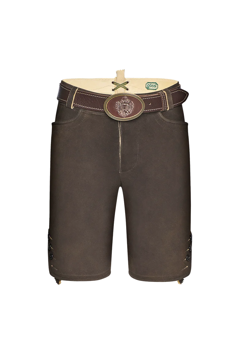 Lederhose mit Klassischem Verschluss