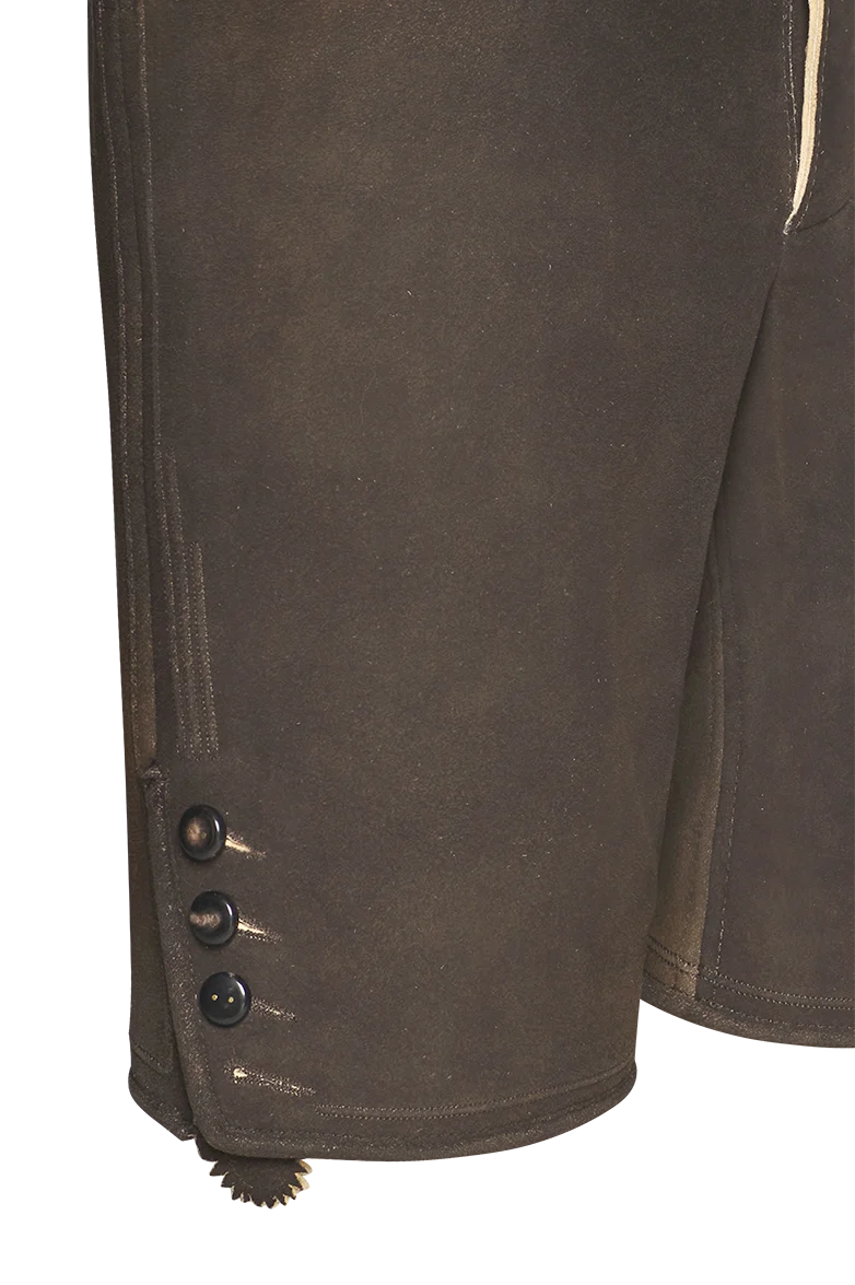Lederhose mit Klassischem Verschluss