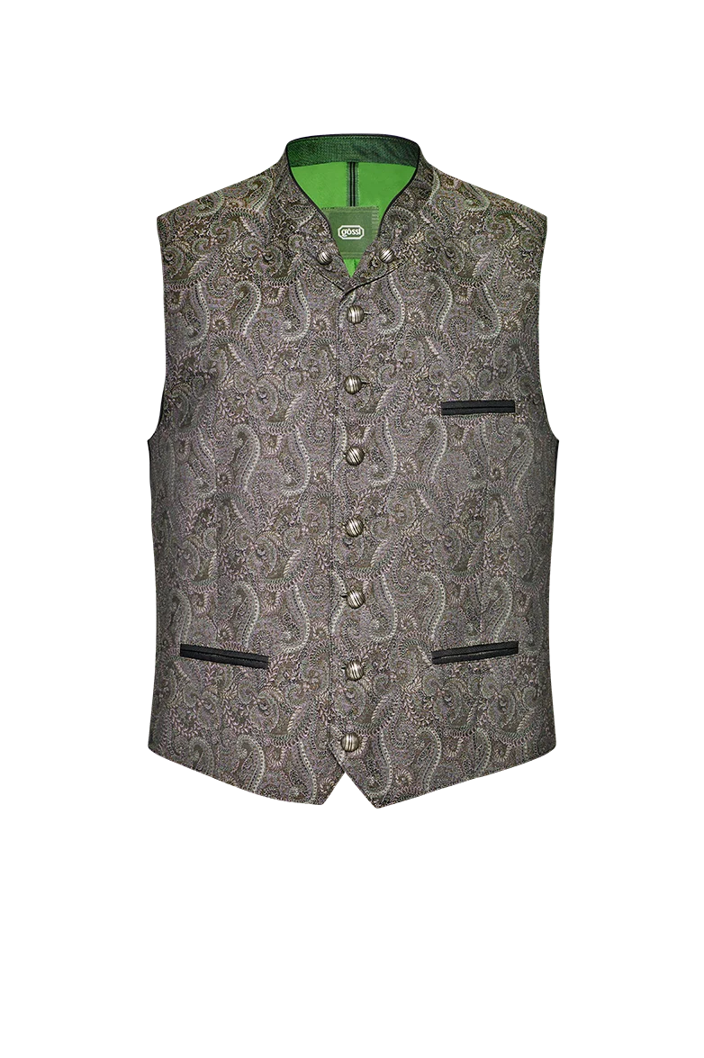 Gilet in gedeckten Ausseer Farben