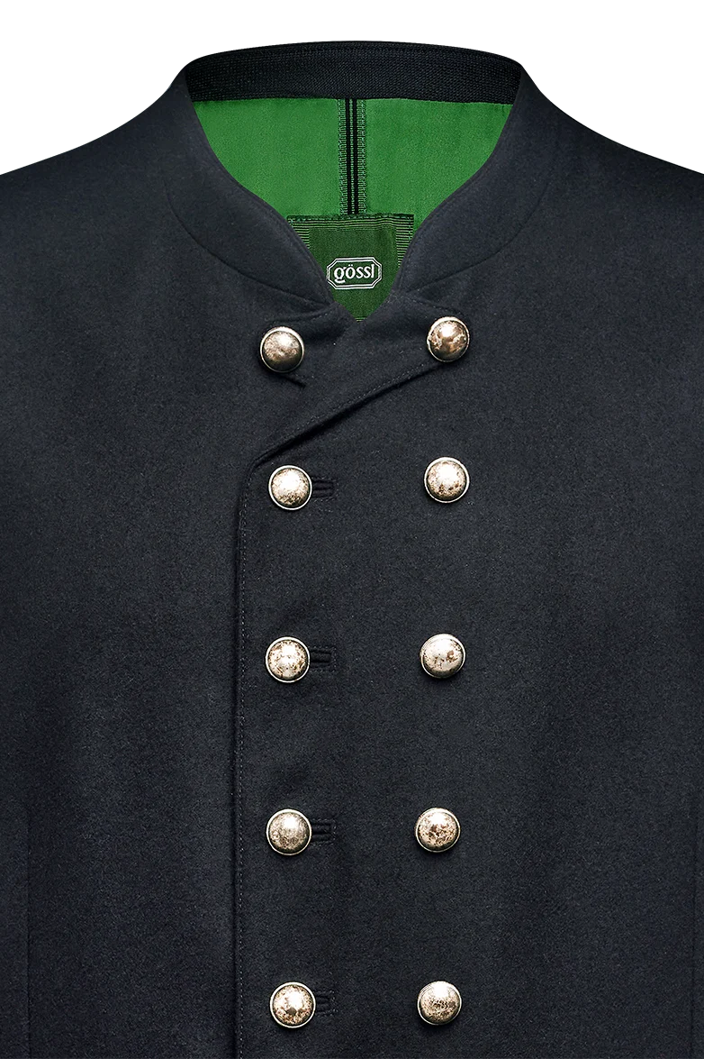 Doppelreiher Gilet aus Loden
