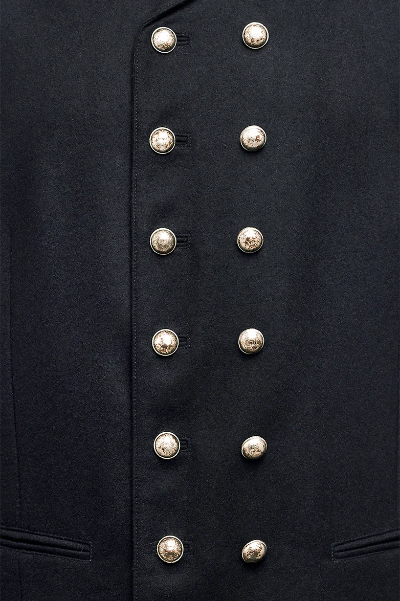 Doppelreiher Gilet aus Loden