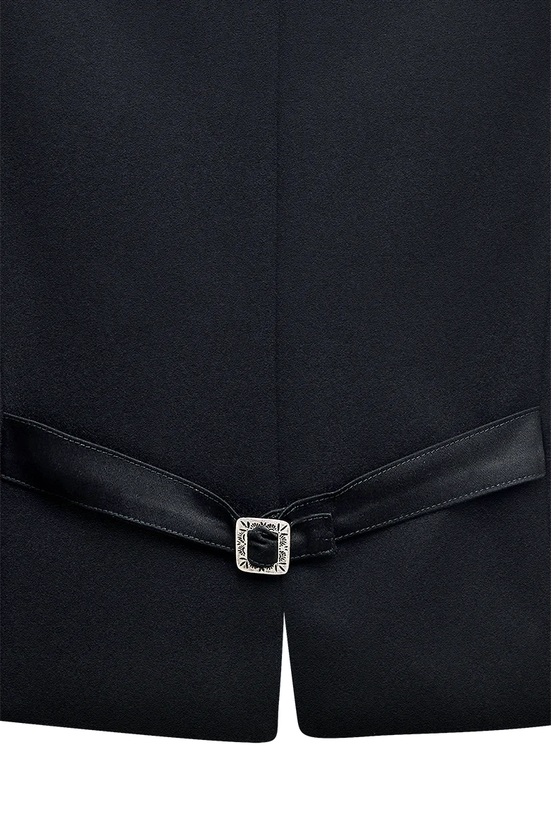 Doppelreiher Gilet aus Loden