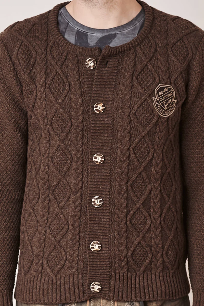 Herren Jacke - FREDERICK % - Krüger Buam - 097721-000-0007 - Strickjacke - Trachtenjacke
