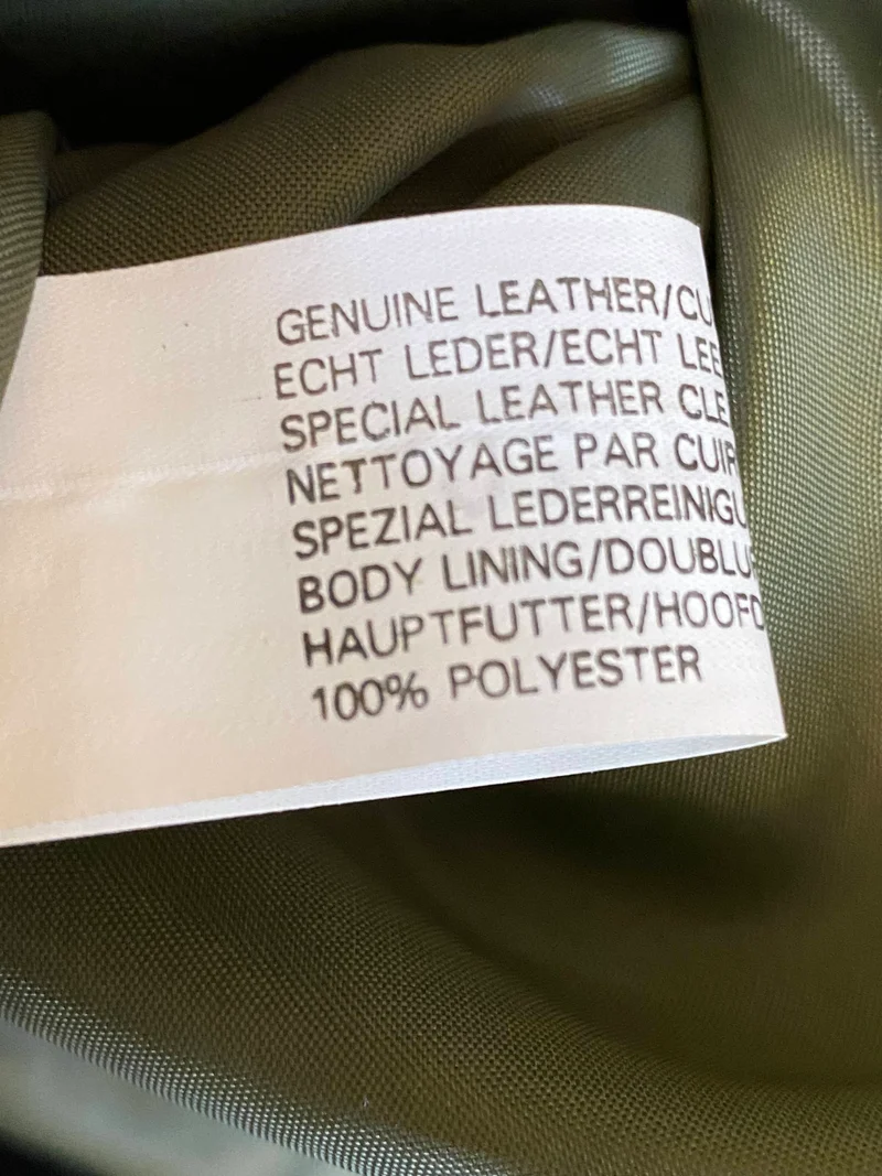 Trachtenjacke Herren Leder grün Vintage mit Stickerei