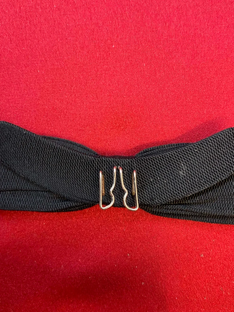 Vintage Fliege schwarz – klassische Herren Schleife auch für Stehkragenhemd