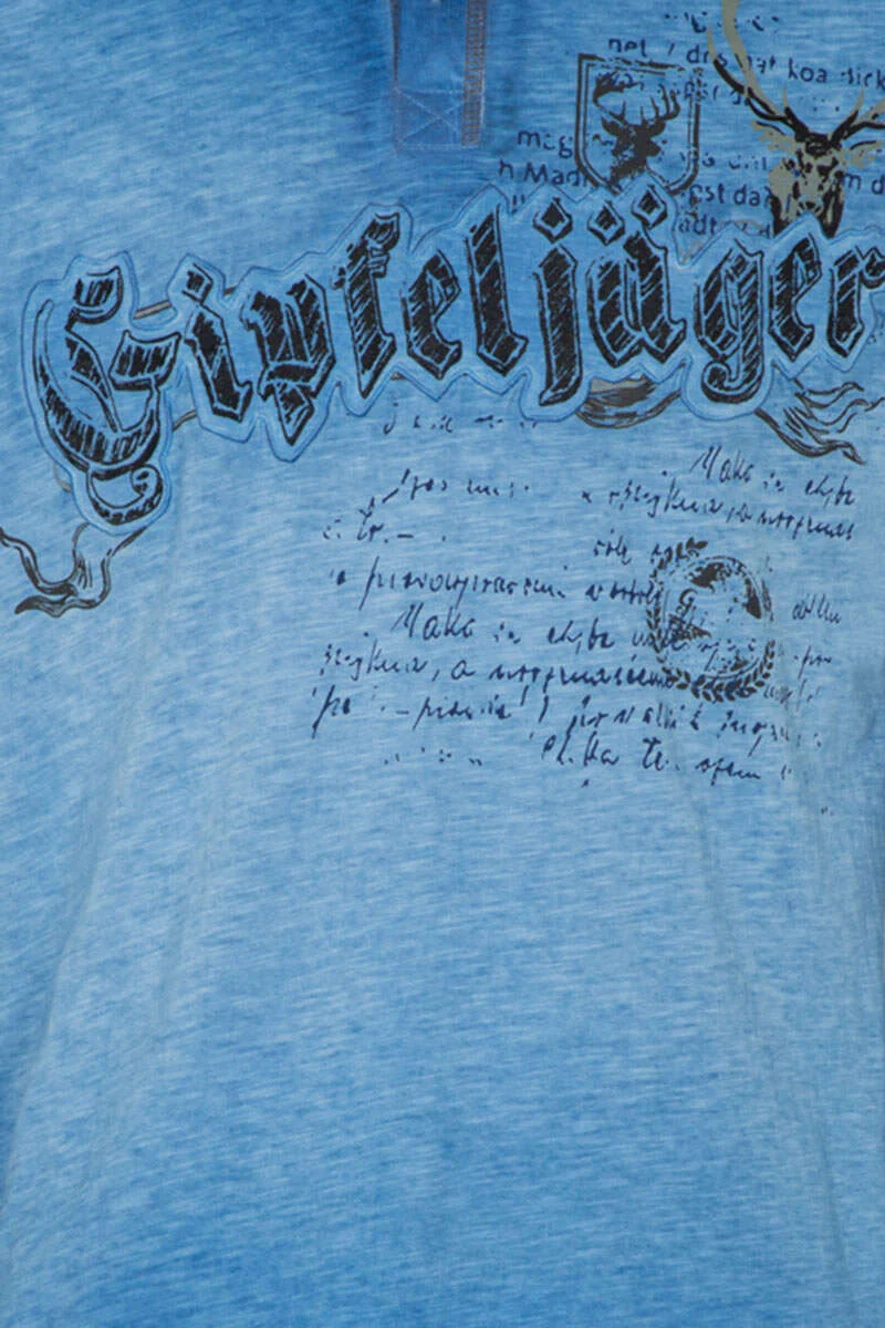 Herren Trachten Poloshirt im Used-Look 'Gipfeljäger'