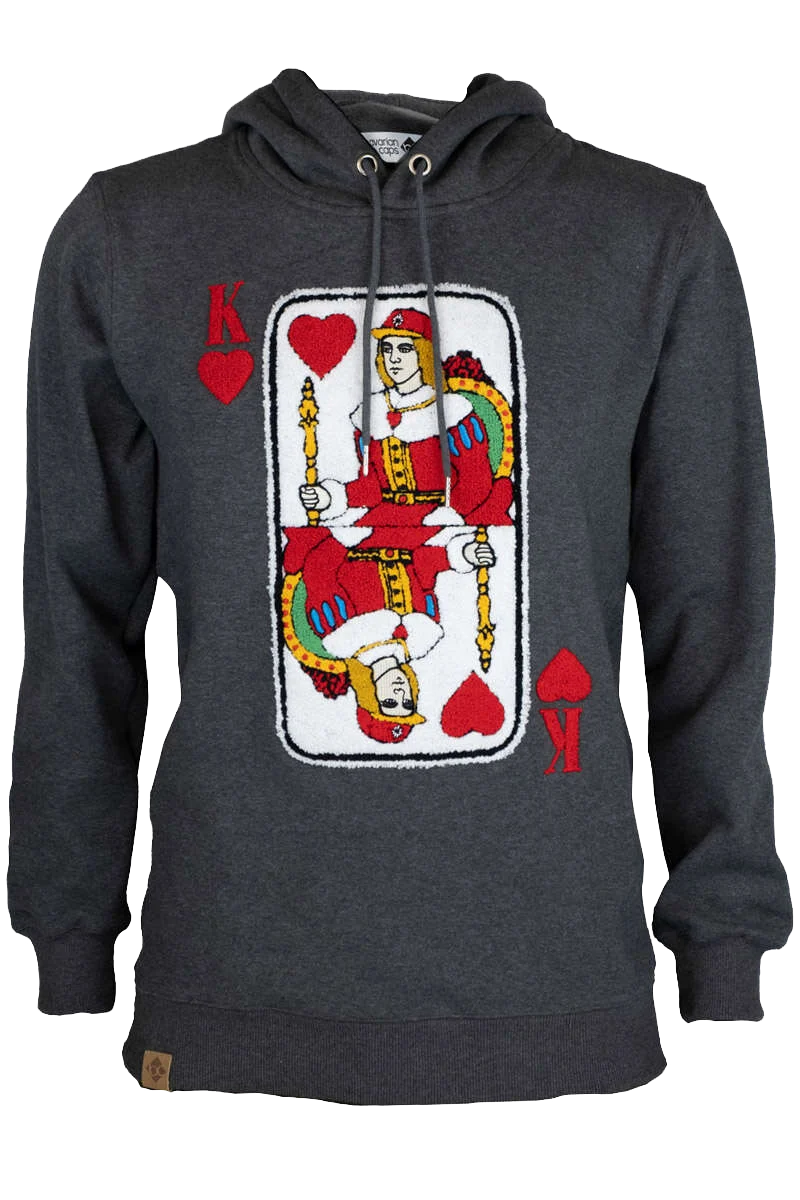 Herren Kapuzenpullover Herz