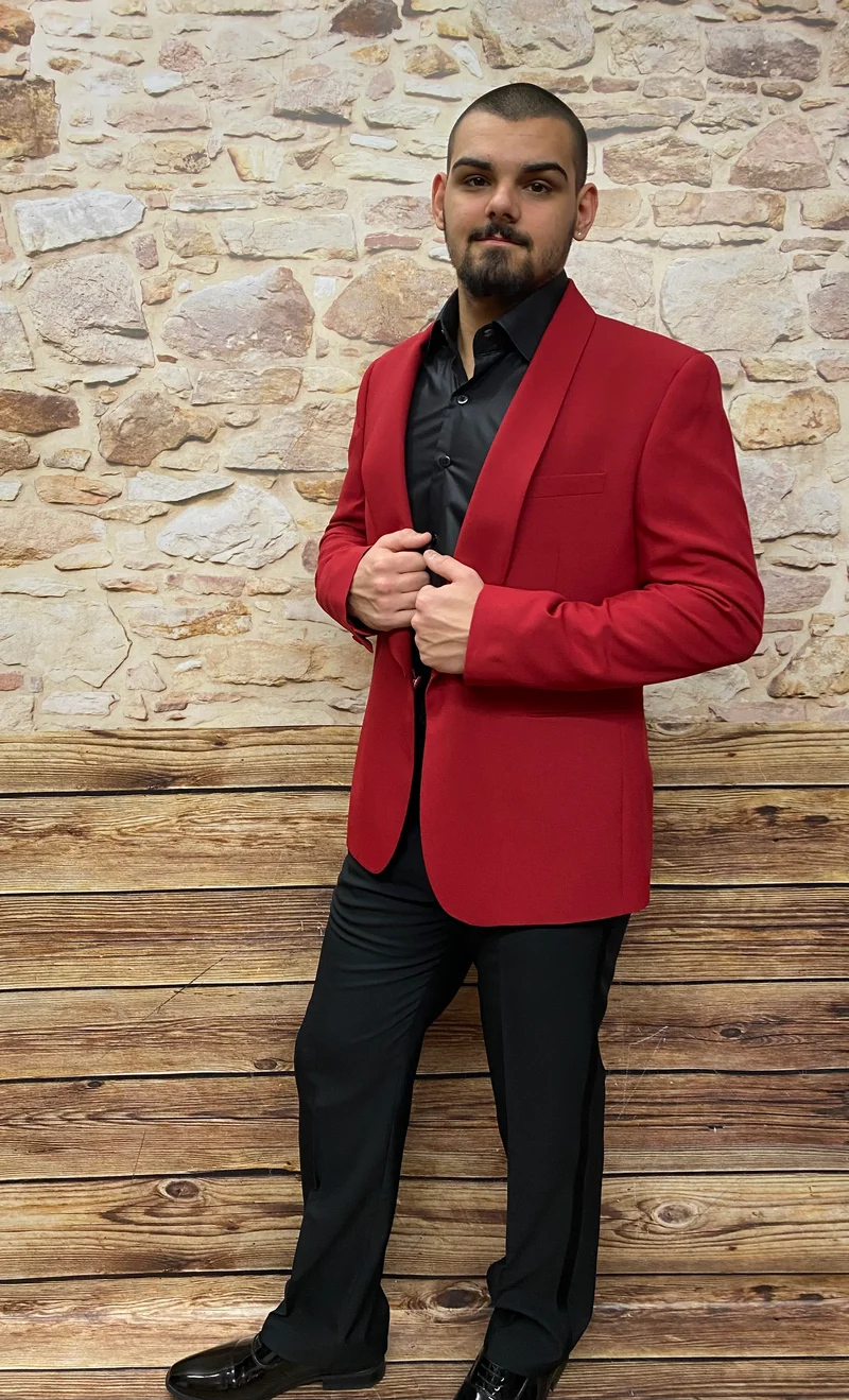 Dinner - Jacket - rot - Gr.56