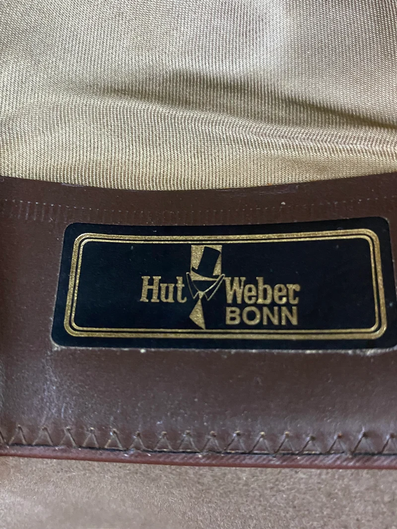 Fedora Vintage Herren Hut Stanton Gr.56 olivegrün