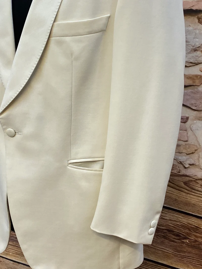 Dinner - Jacket – Creme – Vintage - Gr.48
