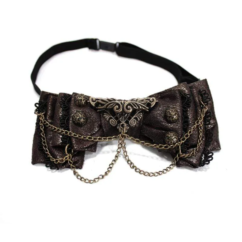 Unisex Vintage Ketten Mehrschichtige Fliege
