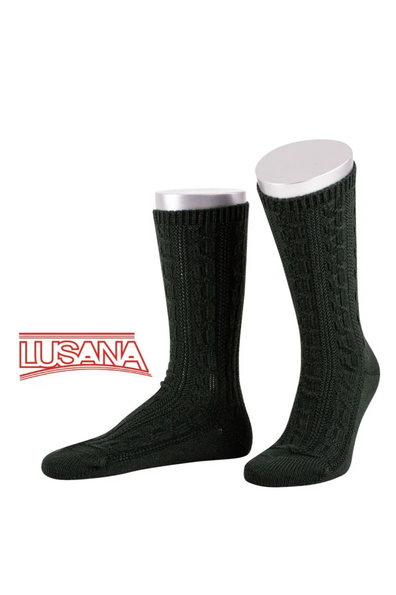 Trachtensocke - Handgekettelte Spitze - Verschiedene Farben - L5697