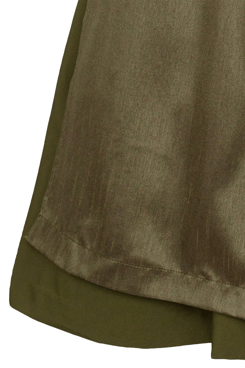 Dirndl lang mit Babycord-Oberteil