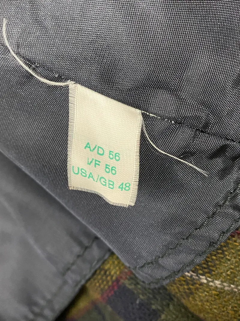 Vintage Wollmantel Herren Dunkelblau Gr. 56 – britischer 1920er-Jahre-Stil