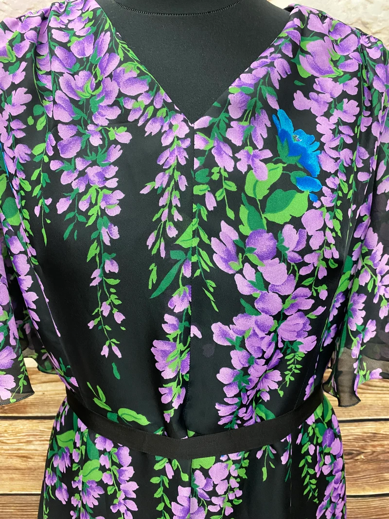Vintage Maxikleid - 1970er Jahre Gr.46