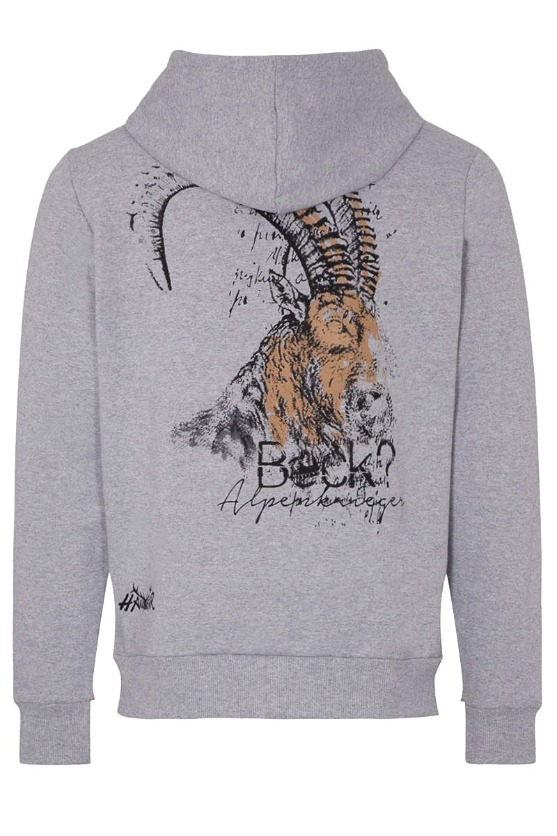 Herren Hoodie Steinbock