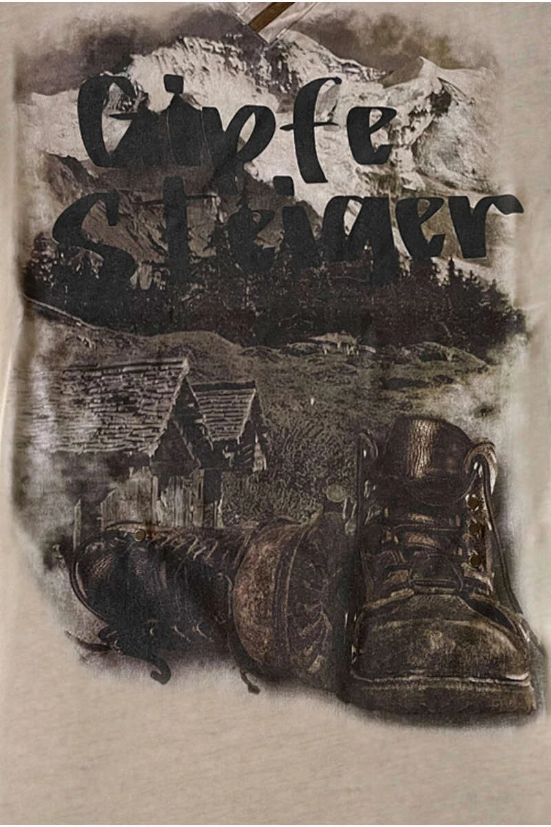 Herren T-Shirt 'Gipfe Steiger'