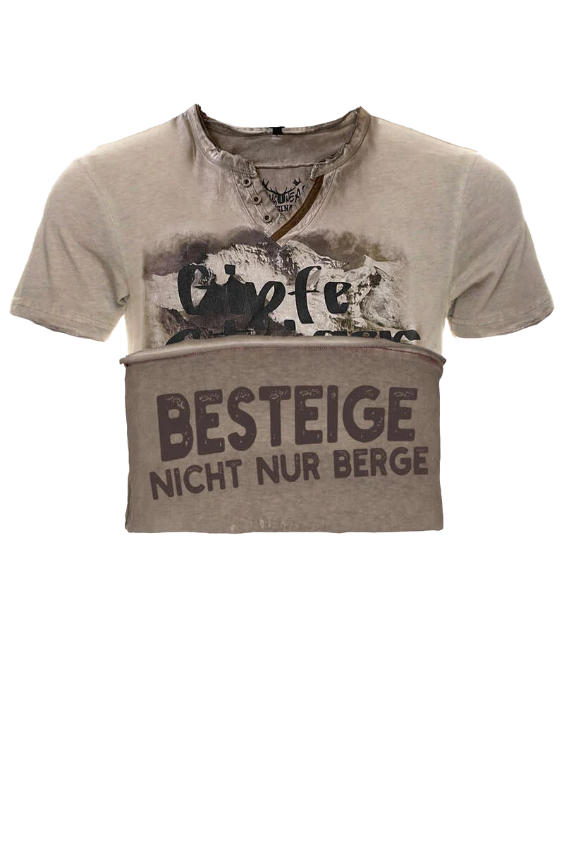 Herren T-Shirt 'Gipfe Steiger'