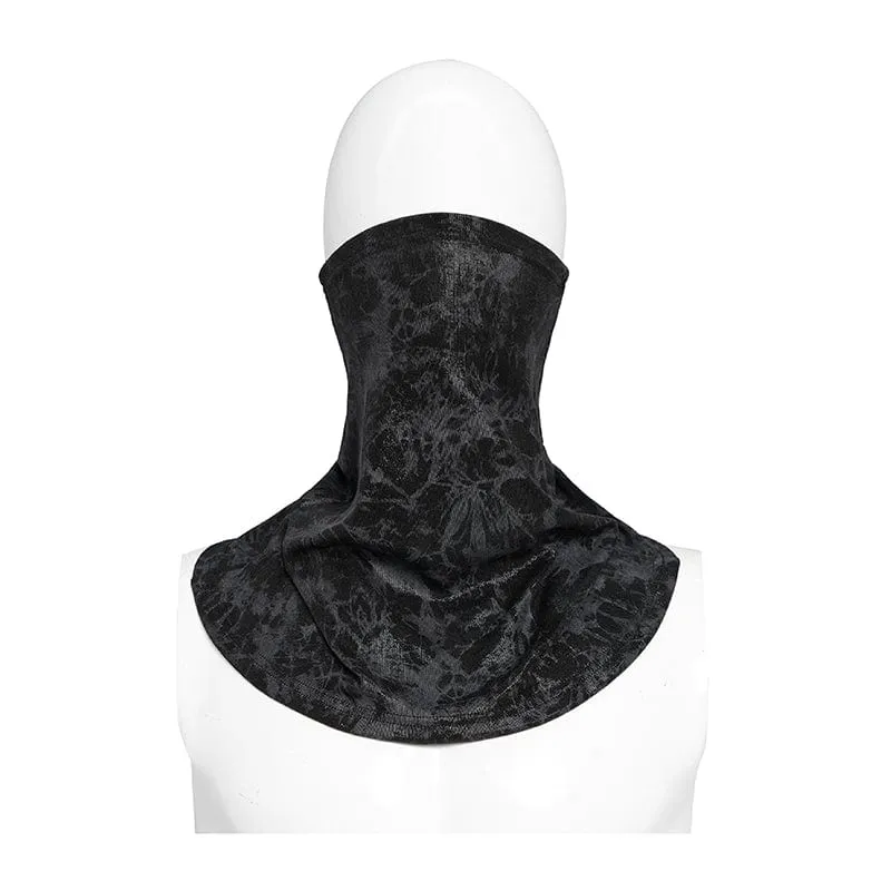Herren-Maskenschal mit Punk-Print