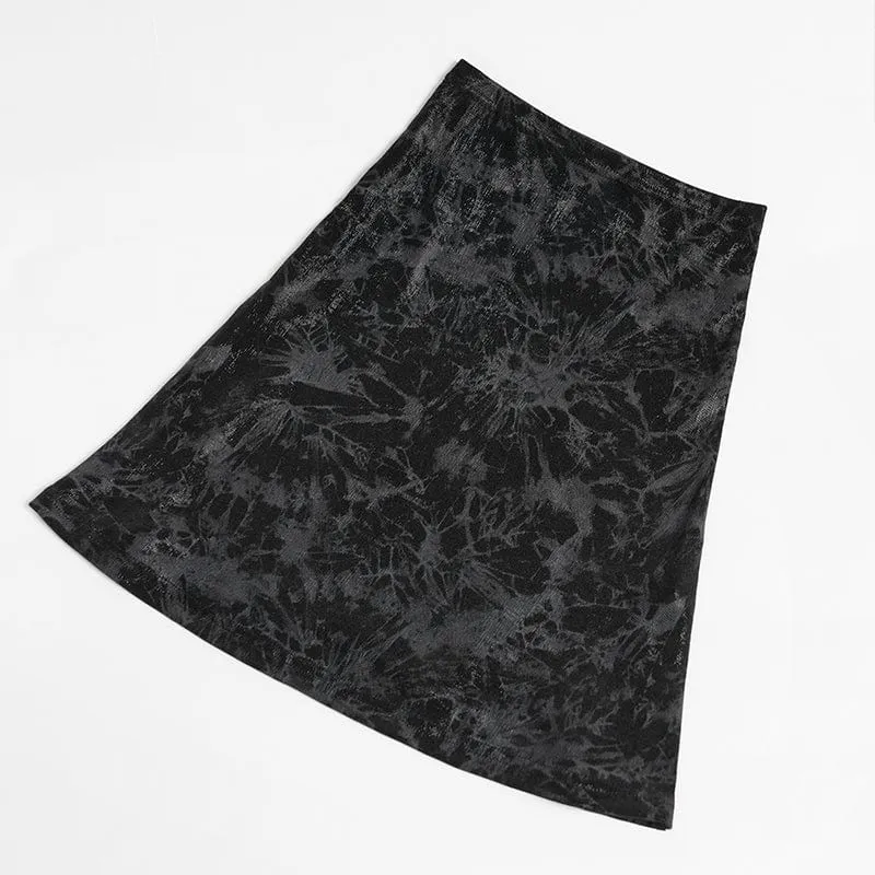 Herren-Maskenschal mit Punk-Print
