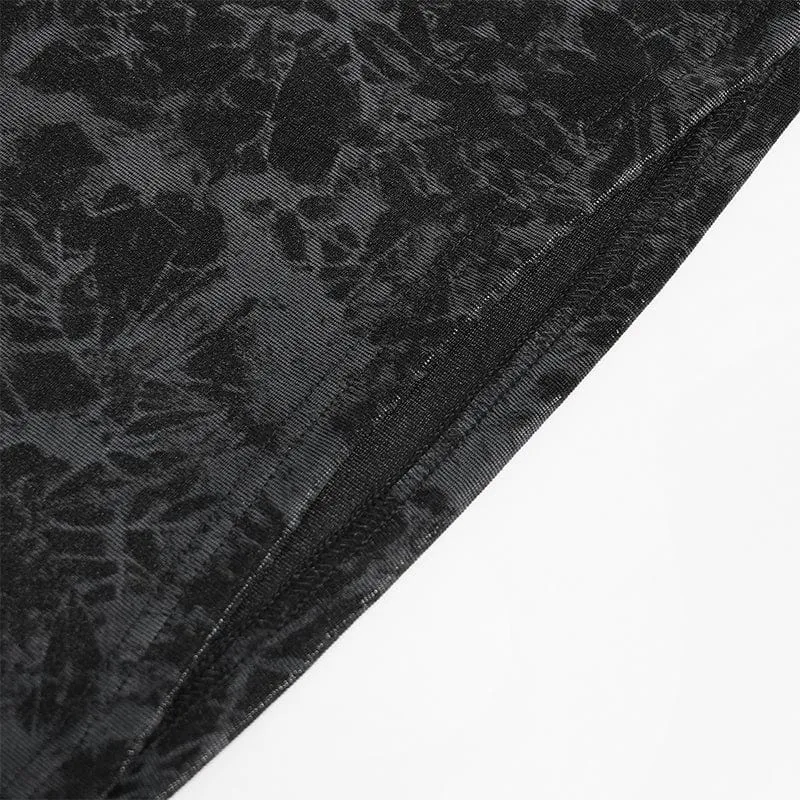 Herren-Maskenschal mit Punk-Print