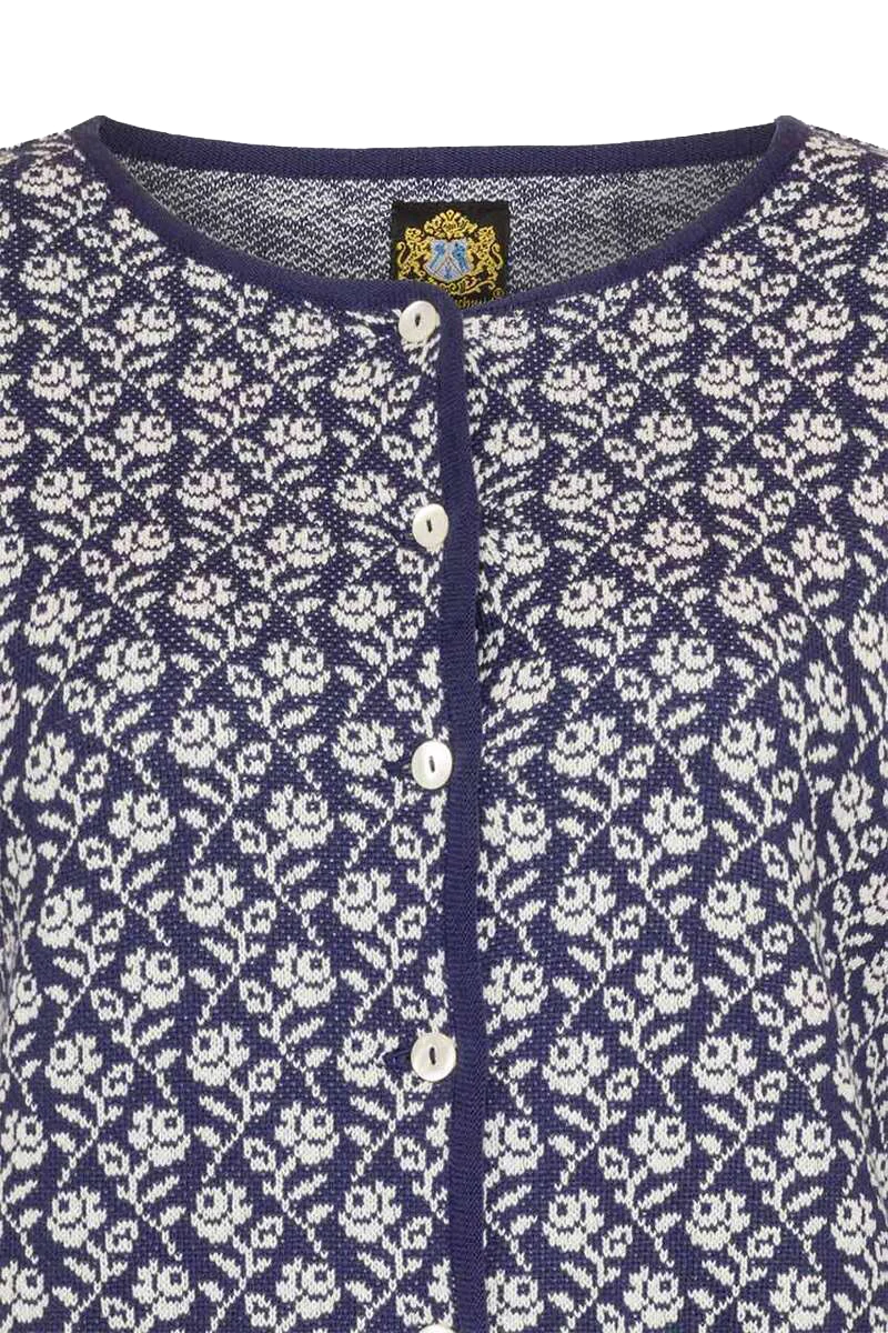 Damen Trachtenstrickjacke gemustert