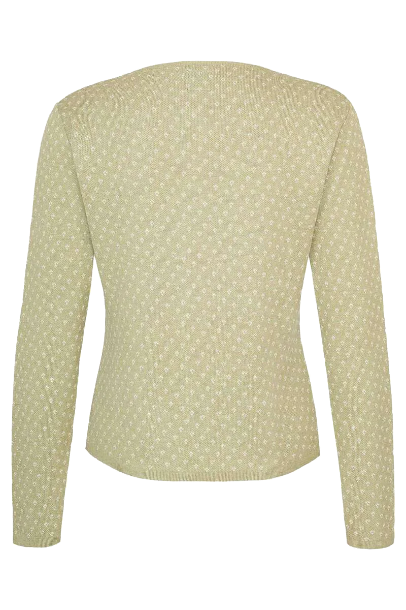 Damen Trachtenstrickjacke mit Perlmutt-Knöpfen