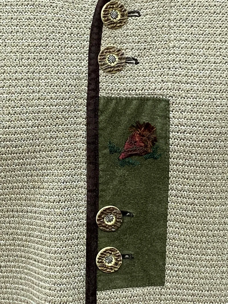 Trachten-Strickweste - Herren – Größe 50