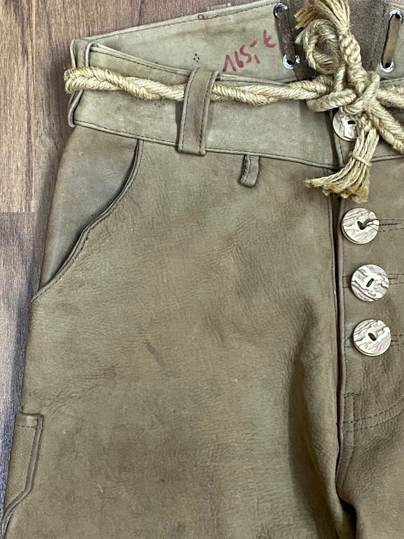 Trachtenlederhose - Kniebund – Bundweite 80 cm – Gr.44