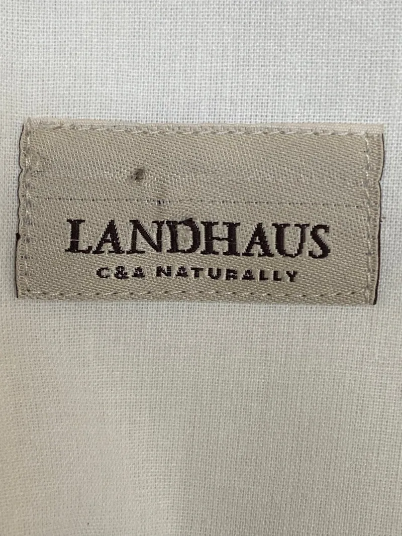 Vintage Landhauskleid lang Natur Beige Gr. 36 – Leinenmix